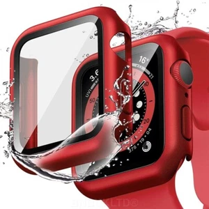 For Apple Watch Case Series 4/5/6/7/8/9 SE Screen Protector Protective Cover - Picture 1 of 38