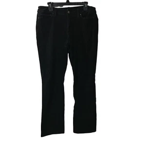 ANN TAYLOR CORDOURVY SCHWARZE CURVY DAMENJEANS GRÖSSE 12 - Bild 1 von 4