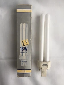 OSRAM SYLVANIA DULUX D 18W/41K Base G24d-2 18W 4100K Compact Fluorescent Bulb - Picture 1 of 6