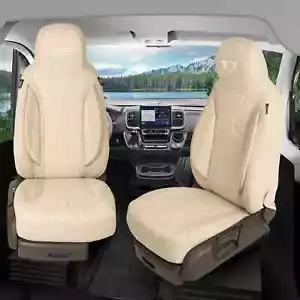 Fundas de asiento de autocaravana piloto adecuadas para Carthago chic c-line (beige) - Imagen 1 de 13