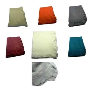 Grande Cape Noir Blanc Bleu Rouge Rose Femme Châle Noir Étole Mixte Laine - Imagen 1 de 14