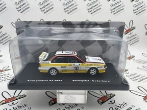 DIE CAST " AUDI QUATTRO A2 1984 BLOMQVIST - CEDERBERG " SALVAT 1/43 - Bild 1 von 2