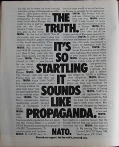 NATO ad cuted from a 1994 Magazine - Picture 1 of 1