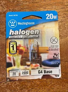NEW Westinghouse 20W 2000 Hour 12V G4 Base (20T3) - Picture 1 of 4