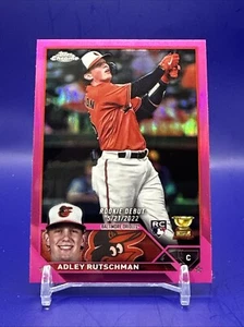 2023 Topps Chrome Update - Adley Rutschman - Rookie Debut Pink Refractor - USC1 - Bild 1 von 2