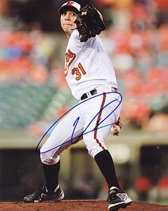 UBALDO JIMENEZ BALTIMORE ORIOLES ACTION SIGNED 8x10 - Picture 1 of 1