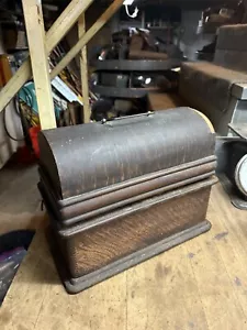 Cilindro fonógrafo Edison Home tocadiscos máquina gabinete de madera estuche piezas - Imagen 1 de 14
