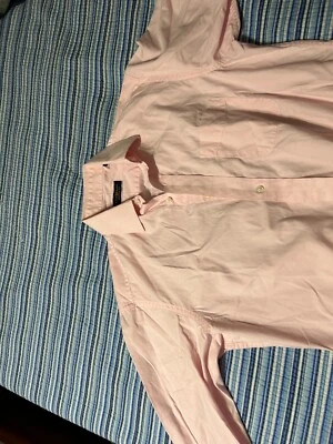 Club Room Men Regular-Fit Pink Long-Sleeve Button Dress Shirt 15.5 32/33 - Image 1 of 3