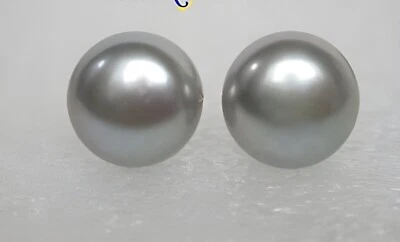 Venta al por mayor AAAA akoya 10-1mm Pendientes Perla Gris Oro 14k Promoción por Tiempo Limitado Foto 1 de 2