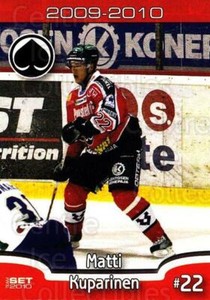 2009-10 Finnish Porin Assat #18 Matti Kuparinen