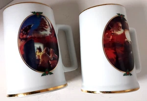Coca Cola Edizione da Collezione 1996 Natale Set di 2 Tazzine Caffè - OTTIME - Foto 1 di 6