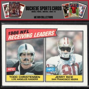 1987 Topps  Todd Christensen / Jerry Rice LL #228