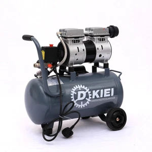 KIEI 2.5HP 25L Industrial Air Compressor Silent Machine Oil Free Portable 0.8Mpa - Picture 1 of 8