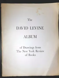 The David Levine Album Of Drawings From The New York Review Of Books - COMPLETE! - Foto 1 di 4