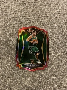 #’d /175 - PAYTON PRITCHARD ~ 2020-21 Select Maroon Die Cut Rookie RC #196 - Picture 1 of 3