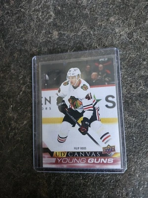 2022-23 Upper Deck Series 2 Young Guns Canvas Filip Roos Card# C225 - Image 1 of 2