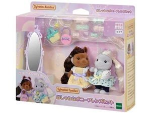 Sylvanian Families Fu-17 stilvolle Pony Friends Puppen Set Calico Critters EPOCHE - Bild 1 von 9