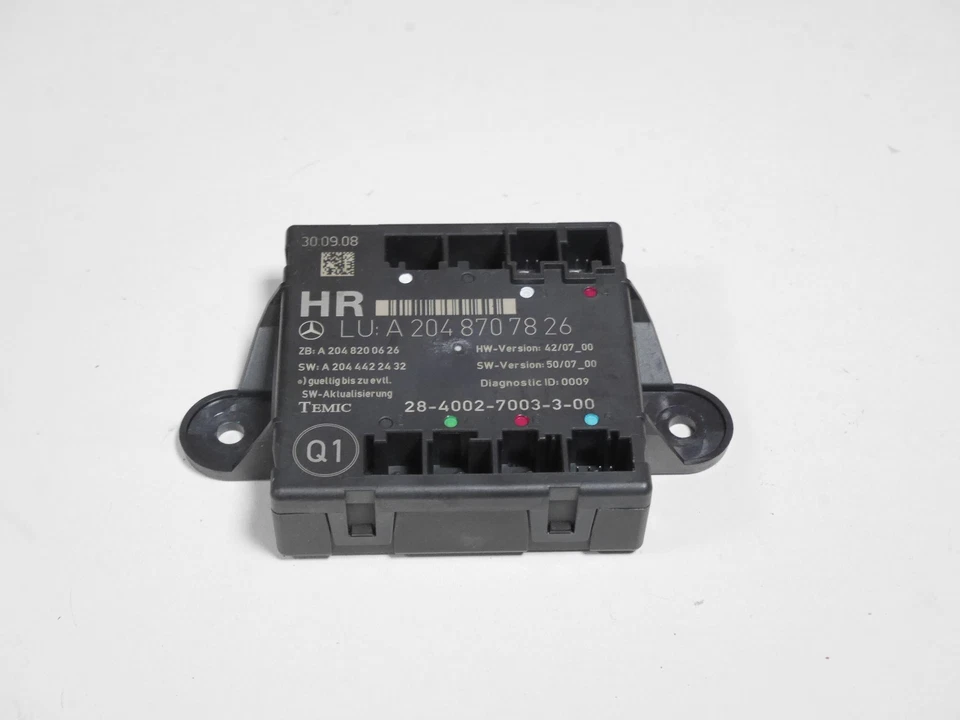 Mercedes GLK C E Classe W212 W204 W207 Centralina Porta Frontale SX A2048707326 - Immagine 1 di 1