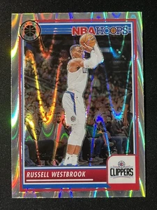 2023-24 Panini Premium Stock #211 Russell Westbrook Seismic Prizm LA Clippers - Picture 1 of 2