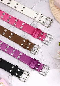 Newcotte 5 Pack Multicolored Stylish Fashion Belts For Youth Girls 18-22In - Picture 1 of 14