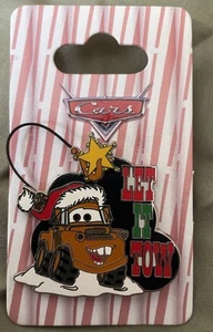 Disney Park Christmas Trading Pin Mater Pixar Cars Let It Tow 2015 - Picture 1 of 1