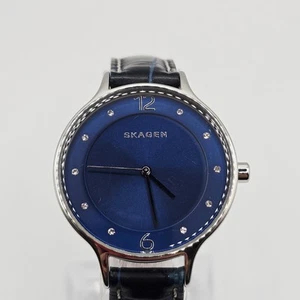 Skagen Denmark Anita Blue Dial Watch Womens SKW2307 Stainless Steel - Picture 1 of 7