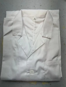 Camice Medico Farmacista Bianco Uomo-Donna Camice da lavoro Personalizzabile - Foto 1 di 5