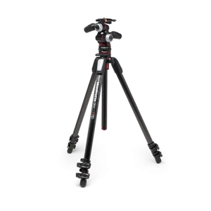 055 Carbon-Stativ 3-teilig mit 3-Wege-Kopf + MOVE|Manfrotto - Bild 1 von 4