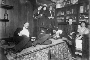 New York Chinatown opium den 1925 4x6 photo - Picture 1 of 1