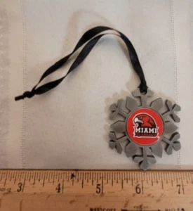 Miami Redhawks Ornament Backpack Dangler Handbag Car Mirror Locker Decoration - Picture 1 of 5