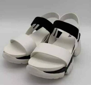 MIA Women's White & Black Sandals - Size 10 - Trendy Platform Shoes ๐ Free Ship - Picture 1 of 4