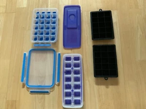 Konvolut 4 Eiswürfelbehälter Ice Tray Eis Cube Maker - Tupperware und 2 weitere - Bild 1 von 4