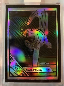 Topps Project 70 Card 143 - 2016 CC Sabathia by Joshua Vides FOIL 05/70 - Picture 1 of 7