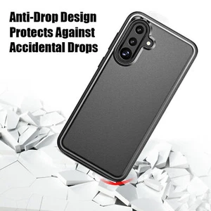 Case for Galaxy A36 5G Rugged Defense with Slim Profile & Wireless Charging - Picture 1 of 26