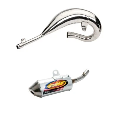 FMF GOLD SERIES CACHIMBO GRAXO COM SILENCIADOR POWERCORE 2 SHORTY HONDA 2005-2007 CR125R - Imagem 1 de 3