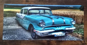 Pontiac 1955  Heavy Gauge Metal Sign Cars Home Office  Wall Decor - Picture 1 of 1