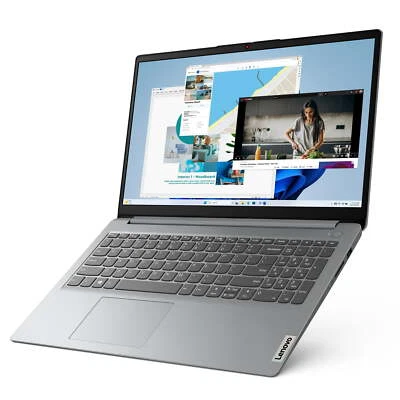 Lenovo IdeaPad 1 15.6" HD Quad-Core Celeron N6000 12GB 128GB eMMC Cam Windows 11 - Image 1 of 4