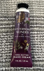 BATH & BODY WORKS SHEA BUTTER HAND CREAM - Winterberry Wonder 1 FL OZ NEW - Picture 1 of 3