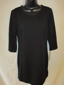 Daisy Fuentes Polyester Above Knee Casual  ¾ Sleeve Knit Sheath Dress SR $60 NEW - Picture 1 of 5