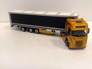 WSI truck models, Scania S Highline I CS20H 4X2 + Box Trailer 3 Axle, MANTRANS - Picture 1 of 14