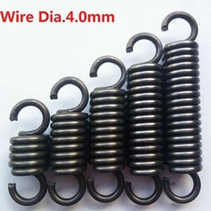 Resortes de extensión de expansión de tensión extra grandes diapositivas de alambre de 4,0 mm, longitud 80-500 mm - Imagen 1 de 5