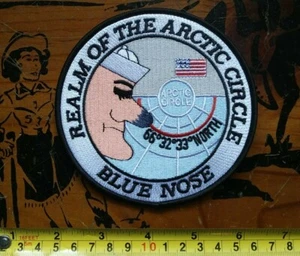 United States NAVY  REALM OF THE ARCTIC CIRCLE  BLUE NOSE MILITARY PATCH - Picture 1 of 4