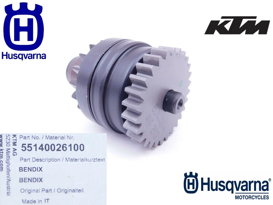 NUEVO EQUIPO DE ARRANQUE OEM KTM BENDIX 200/250/300 EXC/XC-W/XC 2008-2016 (55140026100) Foto 1 de 4