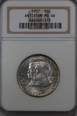 1937 .50 NGC MS 66  ANTIETAM  Classic Commemorative Coin,US Commemoratives - Image 1 of 2