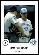 1988 Toronto Blue Jays Fire Safety Oversized Jimy Williams #NNO
