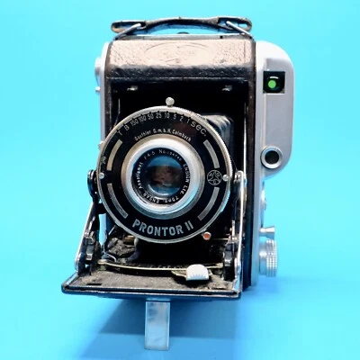 Butcher Ensign 220 Auto-Range 6x6 Medium Format Folding Rangefinder , See Desc - Image 1 of 4