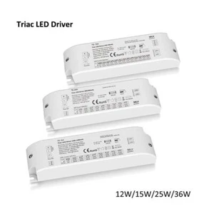 12W 15W 25W 36W Triac LED Driver Dimmable Transformer PWM Digital AC Push Dimmer - Picture 1 of 15
