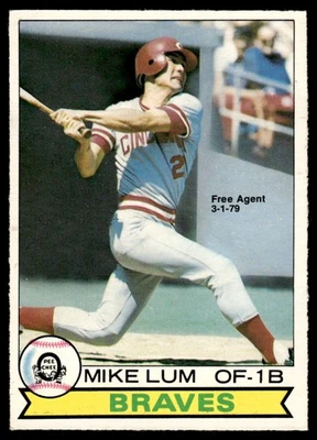 1979 O-Pee-Chee Mike Lum Atlanta Braves #286 - Image 1 of 2