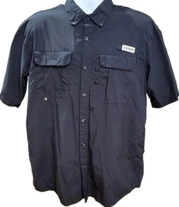 Magellan Outdoor Laguna Madre Shirt Mens Medium Fishing Vented Pockets Relaxed - Picture 1 of 9