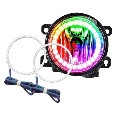 LED Fog Lights Halo Ring Lights ColorSHIFT For 2010-2016 Honda CRZ Foto 1 de 4